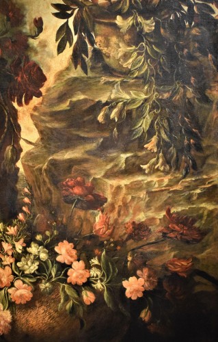 Grande Nature Morte de fleurs - Gaspare Lopez (1667-1732) - Romano Ischia